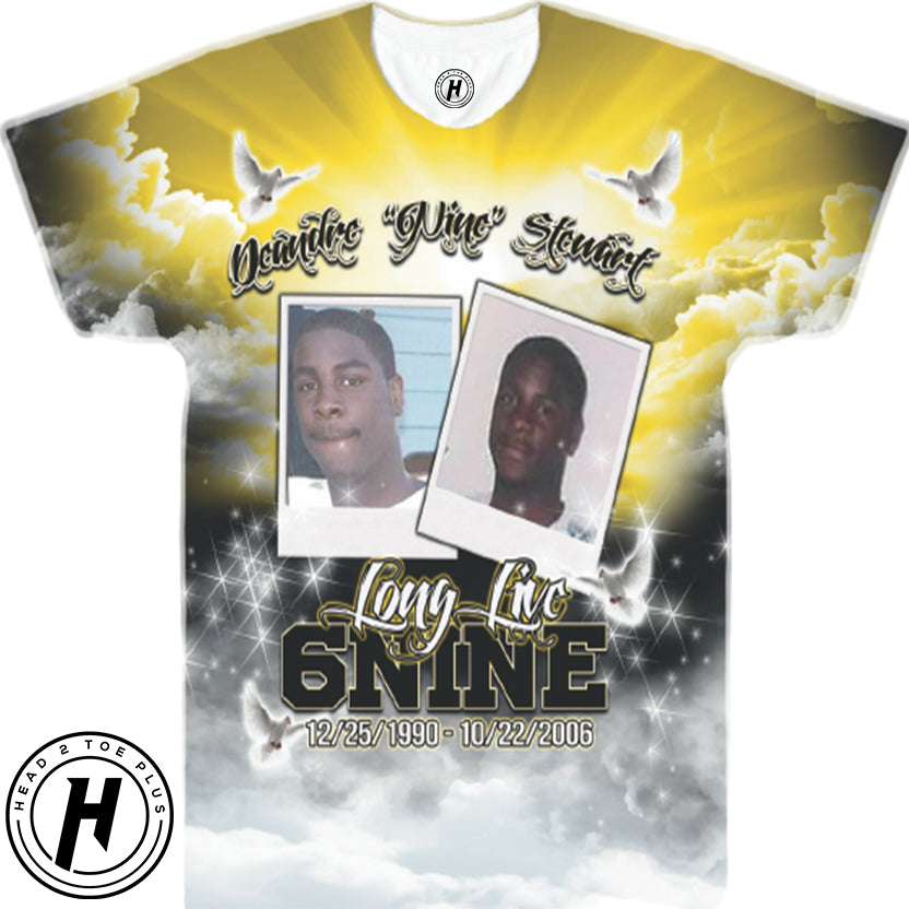 2 or more 3d memorial shirt front and back
